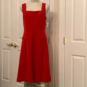 A red NM dress